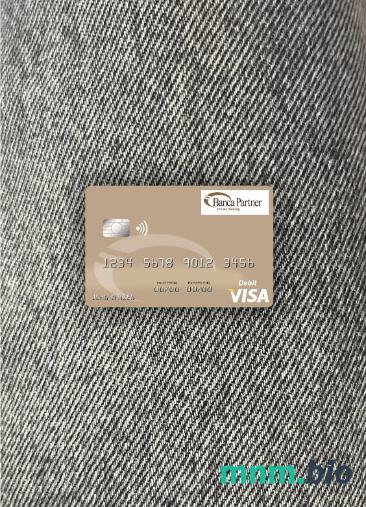 San Marino Banca Partner visa obciążyć card wygląd fotograficzny skan PSD + zdjęcie